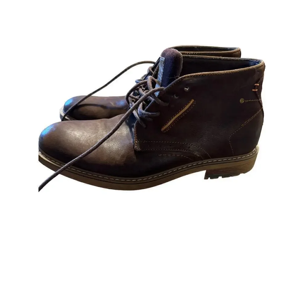 Arkbird Chukka Comfort Leather  Shoe Men Size 9 Brown